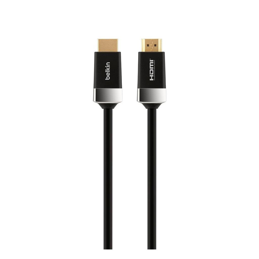 BELKIN Cable ,HDMI,4K, Highspeed w/Ethernet,1.4,ABSW/CHRME,1M