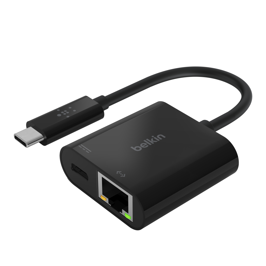 USB-C to Ethernet + Charge Adapter (USB-C TO GBE, 60W PD)