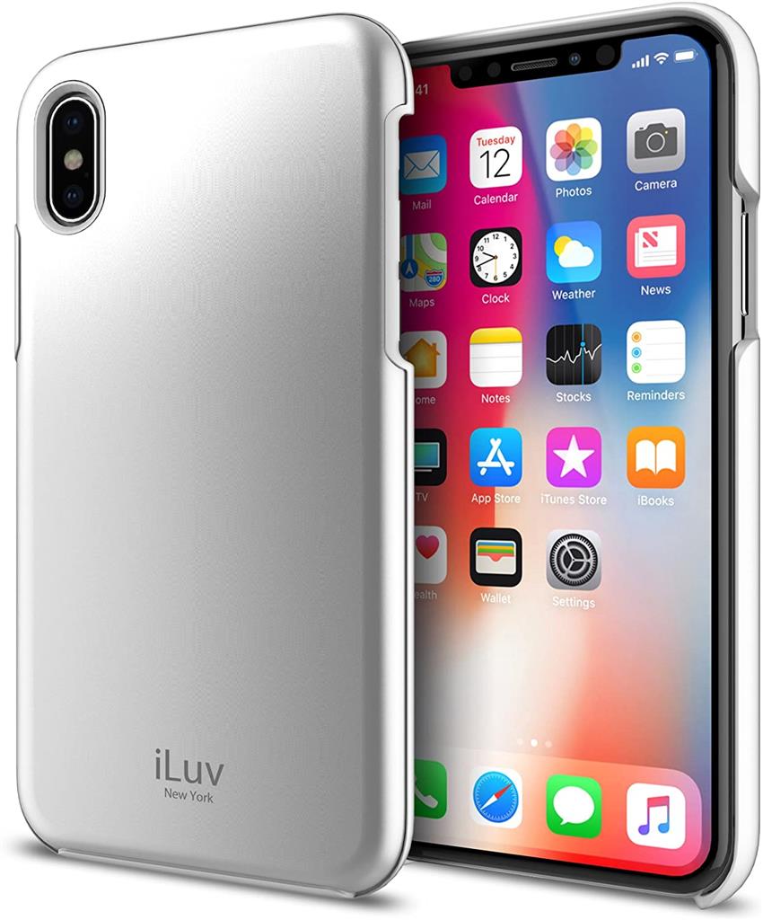 CASE ILUV METAL FORGE IPHONE X - SILVER