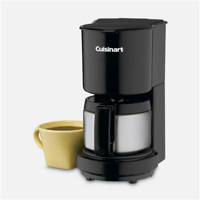 Cuisinart 4-Cup Coffeemaker (Black) (Stainless Steel Carafe)