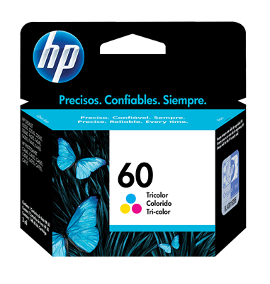 CC643WL HP60 TRICOLOR INK CARTRIDGE, LAR