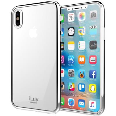 CASE ILUV METAL CARE IPHONE X - SILVER