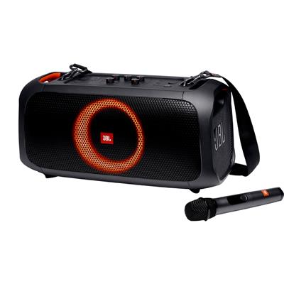 Speaker JBL PartyBox On-The-Go Portable Party  with Built-in Lights Black (Renewed) (with Microphone