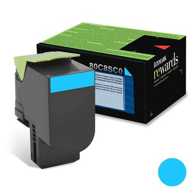 Lexmark 80C8SC0 Toner Cartridge Standard