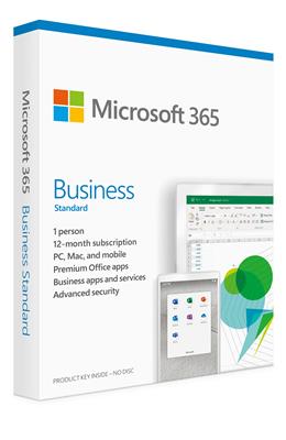 Microsoft® 365 Bus Std Retail English Subscr 1YR LatAm ONLY Mdls P6