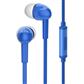 Peppermint Talk - Earphones   Blue With Mic